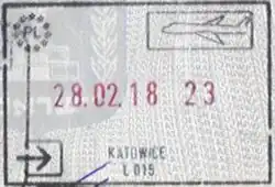 Stempel kontroli granicznej