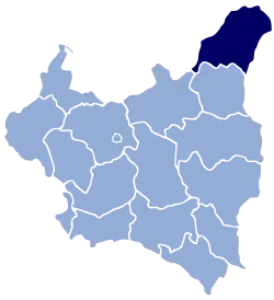 Położenie na mapie Polski