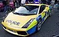 Lamborghini Gallardo należące do policji w Wielkiej Brytanii