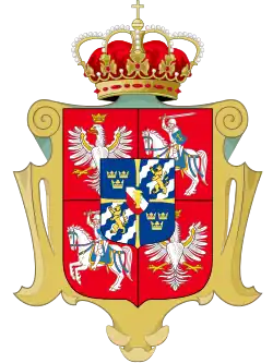 Herb władców Rzeczypospolitej z dynastii Wazów