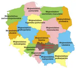 Położenie na mapie Polski