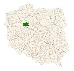 Mapa Pałuk