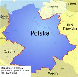 Mapa opisywanego kraju