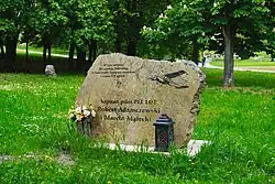 Pomnik w miejscu katastrofy samolotu Cessna 172