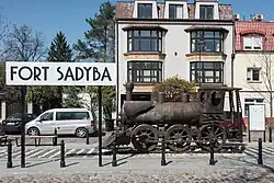 Upamiętnienie Kolejki Wilanowskiej przy ul. Okrężnej