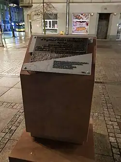 Pomnik Stanisława Ignacego Łaszczyńskiego na ulicy Sienkiewicza w Kielcach