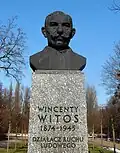 Popiersie Wincentego Witosa w Bydgoszczy w parku Ludowym, którego został ustanowiony patronem
