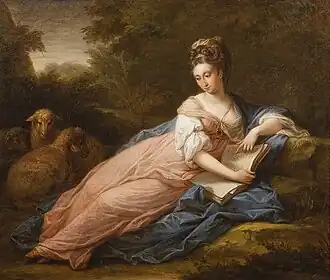 Angelika Kauffmann, Mary Tisdal czytająca, 1771–1772