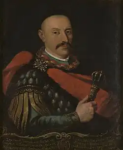 Portret Zygmunta Zbierzchowskiego z herbem Grzymała (XVII w.)