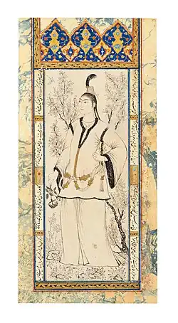 Portret kobiety. Veli Can albo ktoś z jego kręgu, ok. 1585. Muzeum Sadberk Hanım