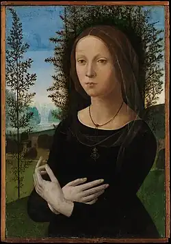 Portret młodej kobiety