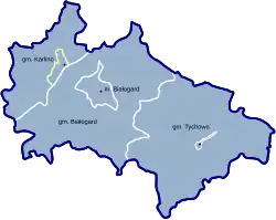 Plan powiatu białogardzkiego