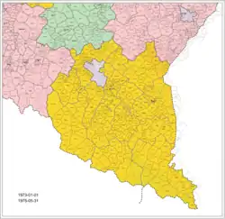 Położenie na mapie powiatu