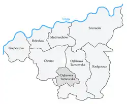 Plan powiatu dąbrowskiego