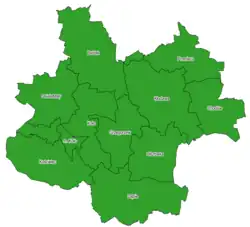 Plan powiatu kolskiego