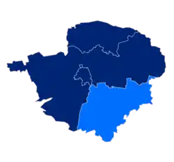 Położenie na mapie powiatu