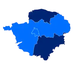 Położenie na mapie powiatu