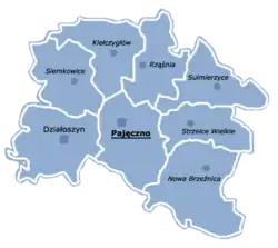 Plan powiatu pajęczańskiego