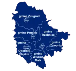 Plan powiatu trzebnickiego