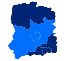 Położenie na mapie powiatu