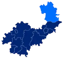 Położenie na mapie powiatu