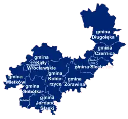 Plan powiatu wrocławskiego