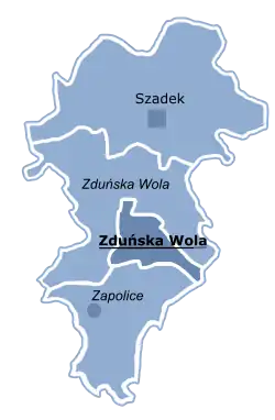 Plan powiatu zduńskowolskiego