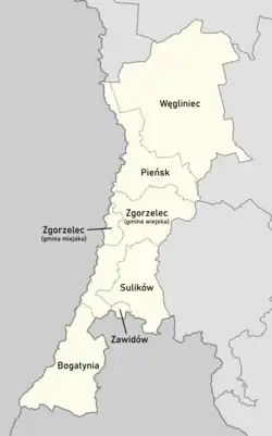 Plan powiatu zgorzeleckiego