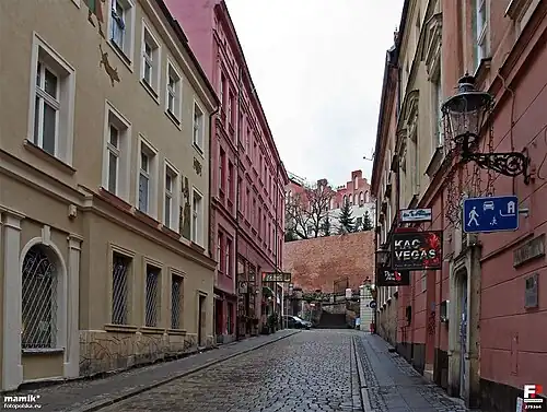 Widok ku Zamkowi Królewskiemu