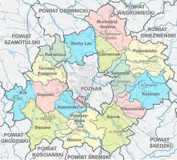 Plan powiatu poznańskiego