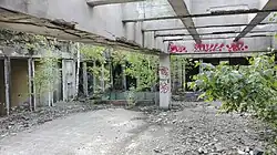 Fragment tarasu na trzeciej kondygnacji (2018)