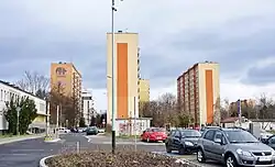 Widok z ul. gen. S. Sosabowskiego