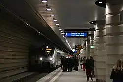 Leipzig Hauptbahnhof w tunelu(15 grudnia 2013)