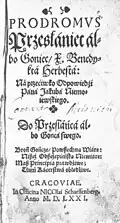 Prodromvs, przesłaniec albo goniec x. Benedykta Herbesta, naprzeciwko odpowiedzi pana Jakuba Niemojewskiego 1571