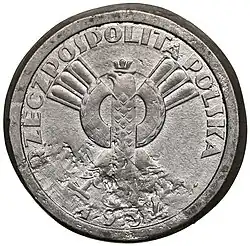 Projekt 10 złotych 1934 Kobieta wybity w bizmucie awers