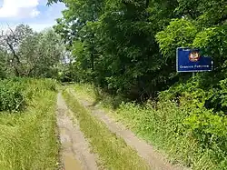 Widok od strony polskiej (lipiec 2020)