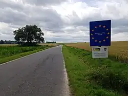 Widok od strony czeskiej (lipiec 2020)