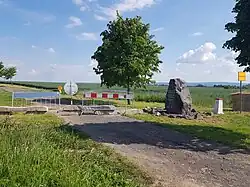 Znak graniczny nr 64/4 – widok od strony RP (maj 2020)