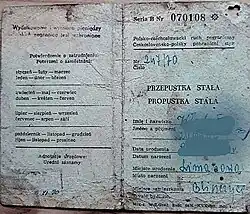 Uprawnia do dostawy buraków cukrowych, ważna: 20.09.1970–31.13.1970 (awers)