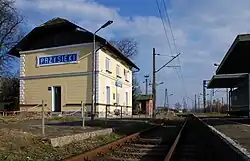 Dworzec kolejowy z toaletami