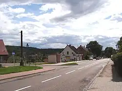 Główna ulica w Przywidzu