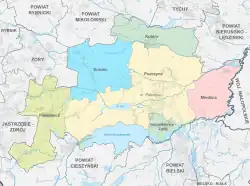 Plan powiatu pszczyńskiego