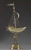 Pucharek w kształcie okrętu (1600-1625)
