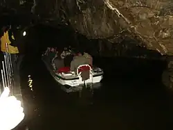 Początek podziemnej przeprawy Punkvą