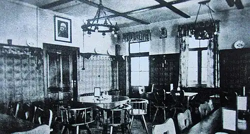 Sala restauracyjna w schronisku