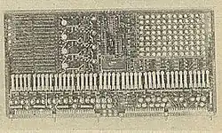 Płytka drukowana pamięci mikroprogramu 1 poziom.