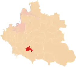 Położenie na mapie Polski