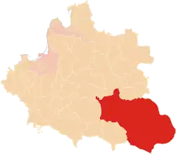 Położenie na mapie Polski