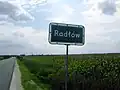 Wjazd do Radłowa