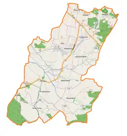 Plan gminy Radwanice